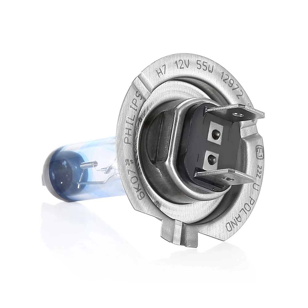 Philips пара 12В 55 Вт H7 галогенная лампа 3700 K желтый свет для АВТО обновления фары