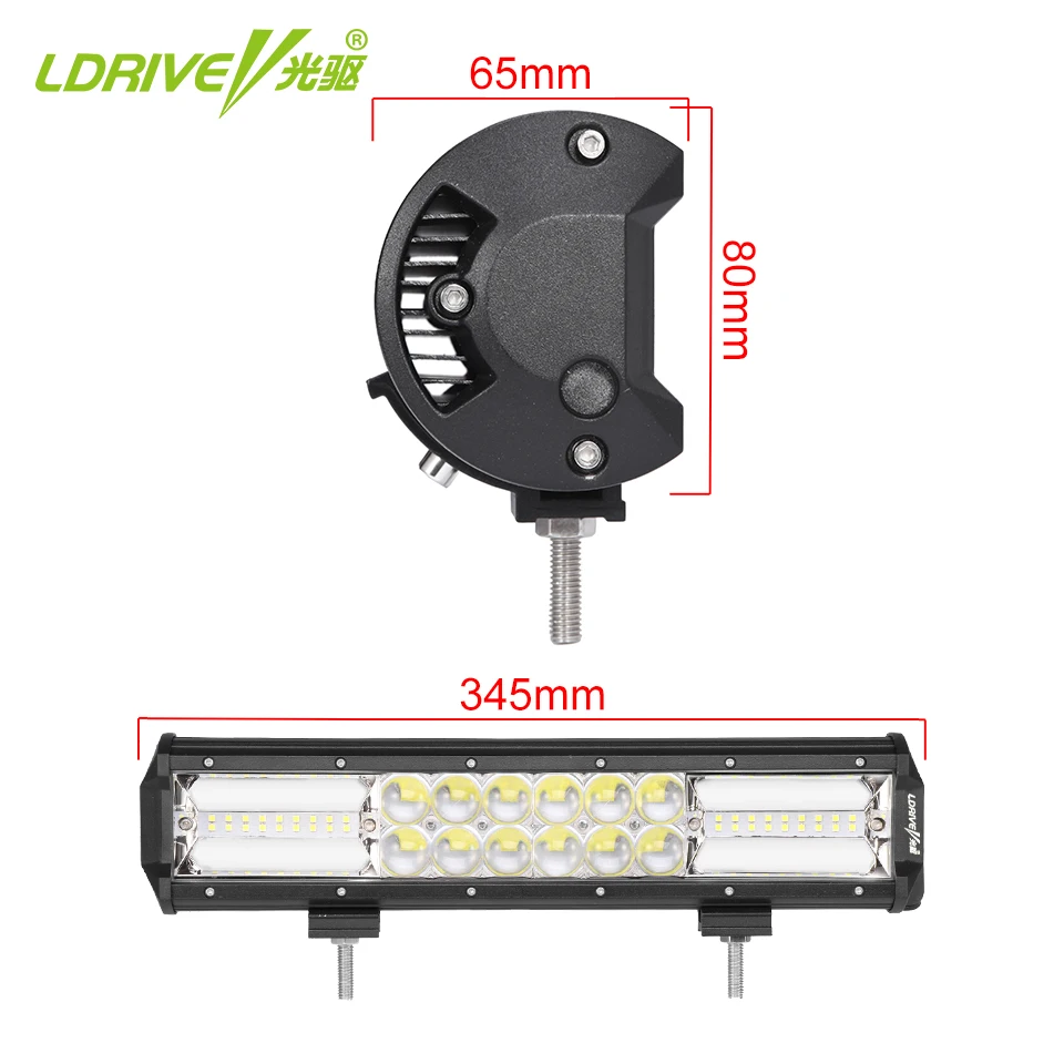LDRIVE 240 Вт комбинированная Светодиодная панель 12 в 24 В для внедорожника 4x4 4WD
