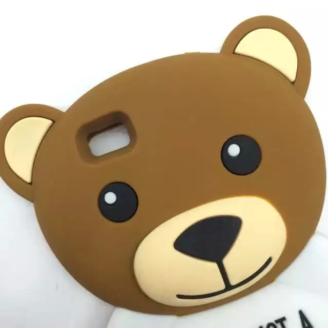 Это 2016 мода 3d мультфильм мишка силиконовый гель мягкий прекрасный рамка для xiaomi 3