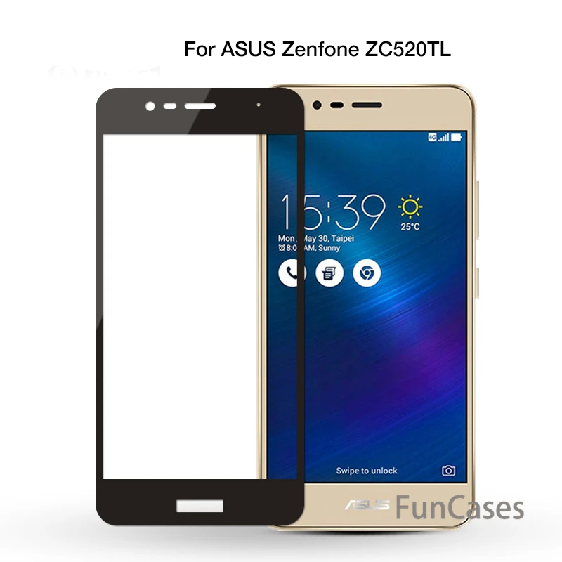 Цветная защитная пленка 9H для экрана из закаленного стекла Asus Zenfone 3 Max ZC520TL ZC553KL Laser