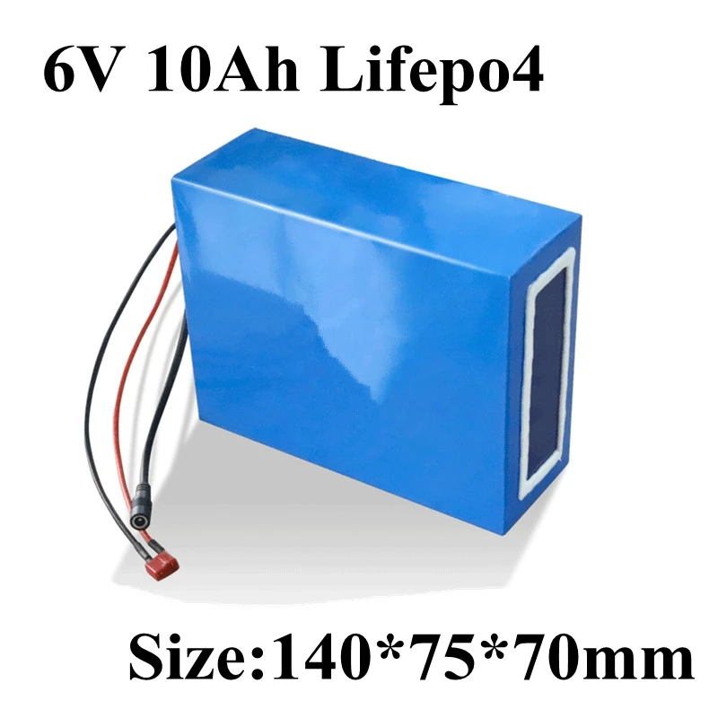 Lifepo4 6V bateria 6 4 V 10AH 15Ah 25Ah 20a литиевая батарея для 610 612 игрушечный автомобиль малыш rc