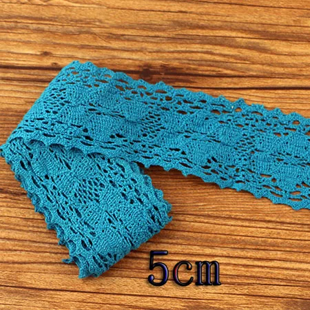 1 yard 1 ярд хлопчатобумажной кружевной ткани DIY Хлопок Вязание крючком кружевной пояс плетение декоративной ткани Материал: хлопок - Цвет: 1 yard