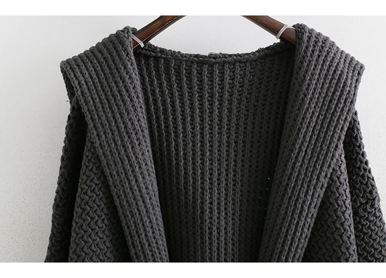 Европейский утепленный свитер ASYMSAY вязаное пальто свободная женская одежда