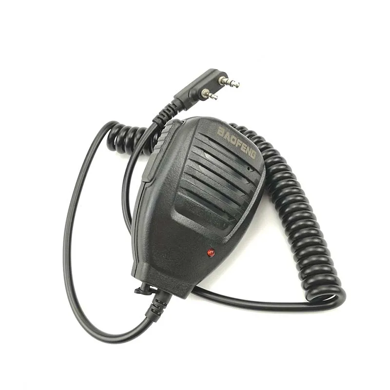 1/2 шт Baofeng BF-888S UV-5R UV-5RC UV-5RE иди и болтай Walkie Talkie Ручной микрофон Динамик Портативный двухстороннее радио аксессуары для микрофона