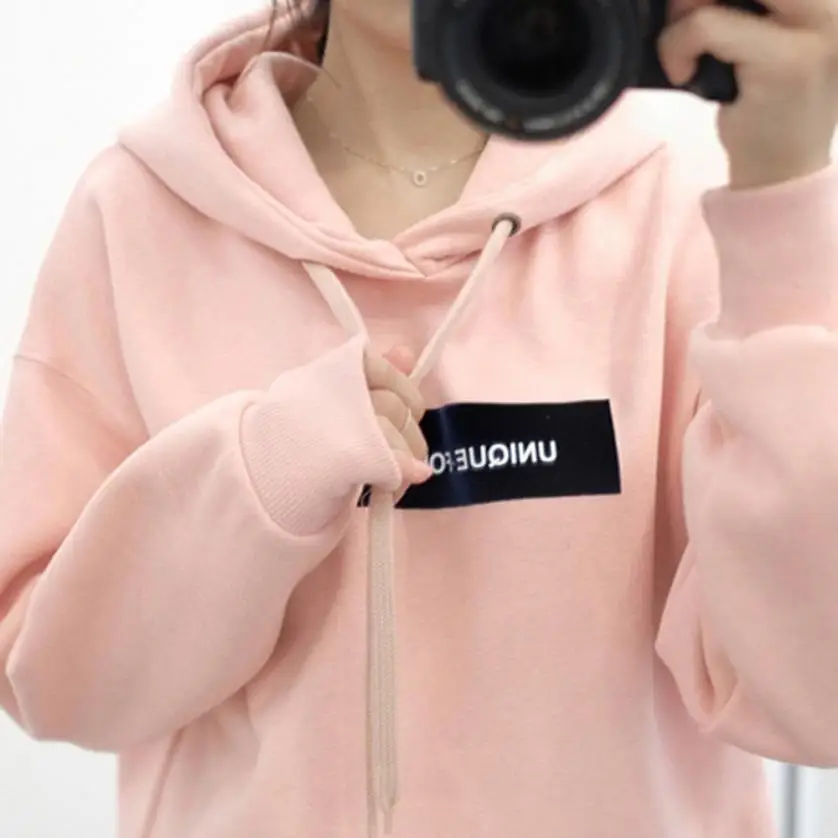 

NewWomen's Sweatshirt Jumper Hooded Pullover Tops Fashion Sweatshirt Womens Long Sleeve Hoodie Dropshipping