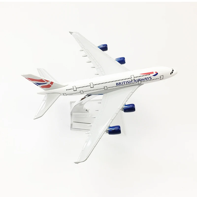 JASON TUTU 16 см BRITISH AIRWAYS Airbus A380 модель самолета Модель аэроплана самолет Литые