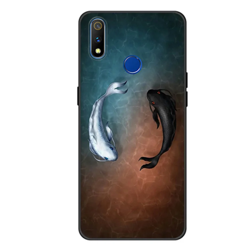 Чехол с рисунком HD для OPPO Realme 3 Pro, мягкий ТПУ чехол Realme3 pro, задняя крышка для телефона, чехол Realme3pro 6,", бампер, тонкий чехол s