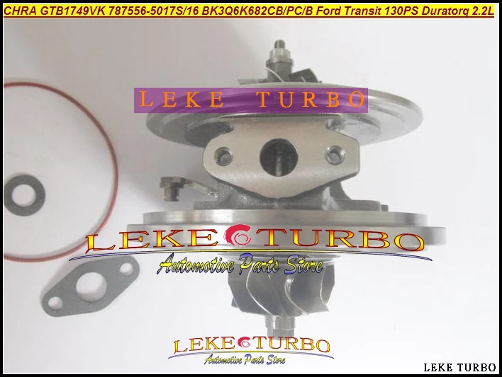 Бесплатная доставка картриджа Turbo CHRA GTB1749VK 787556 -5016S -0017 BK3Q6K682PC для Ford Transit 130PS Duratorq 2.2L
