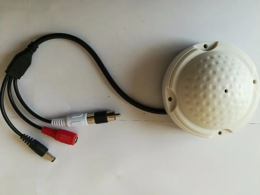 CCTV Microphone Audio Pickup Device High Sensitivity DC12V Half Ball Sound Monitor Security Camera | Безопасность и защита