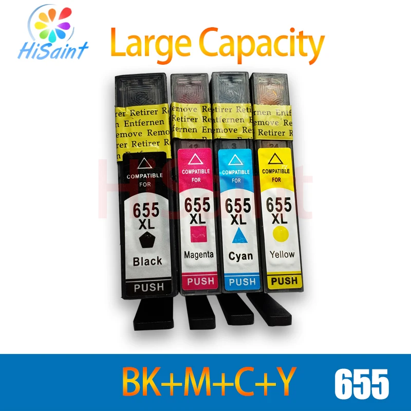 Чернильные картриджи hisaint для принтера HP 655 чернильный картридж Deskjet Ink Advantage