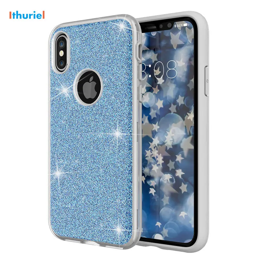 Ithuriel блеск Чехол для Apple iphone X 8 7 6 6s плюс крышка Искра шику чехол SE 5 5S сверкающих