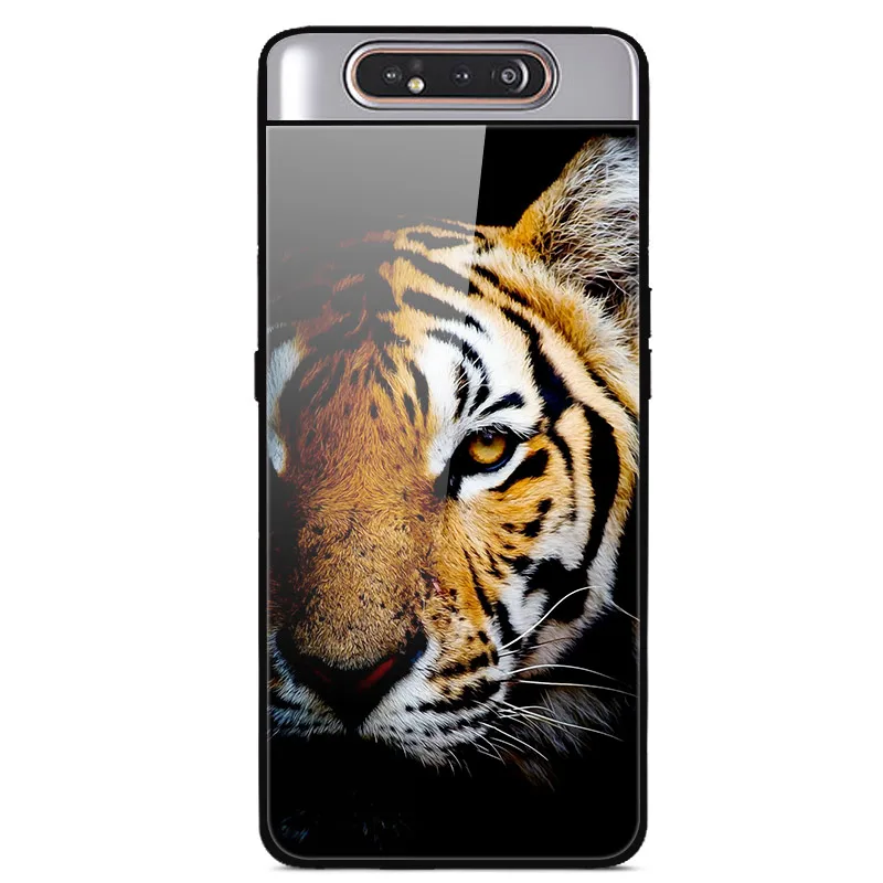 26 Для samsung Galaxy A80 чехол из закаленного стекла жесткая задняя крышка для samsung Galaxy A80 A90 SM-A805F SM A805F чехол для телефона A 80 6,7'' - Цвет: 26