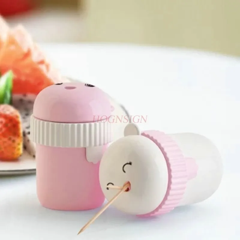 

Cute Cartoon Toothpick Personality Restaurant High-end Portable Toothpick Box Household Simple Toothpick Bucket Toothpi Sale