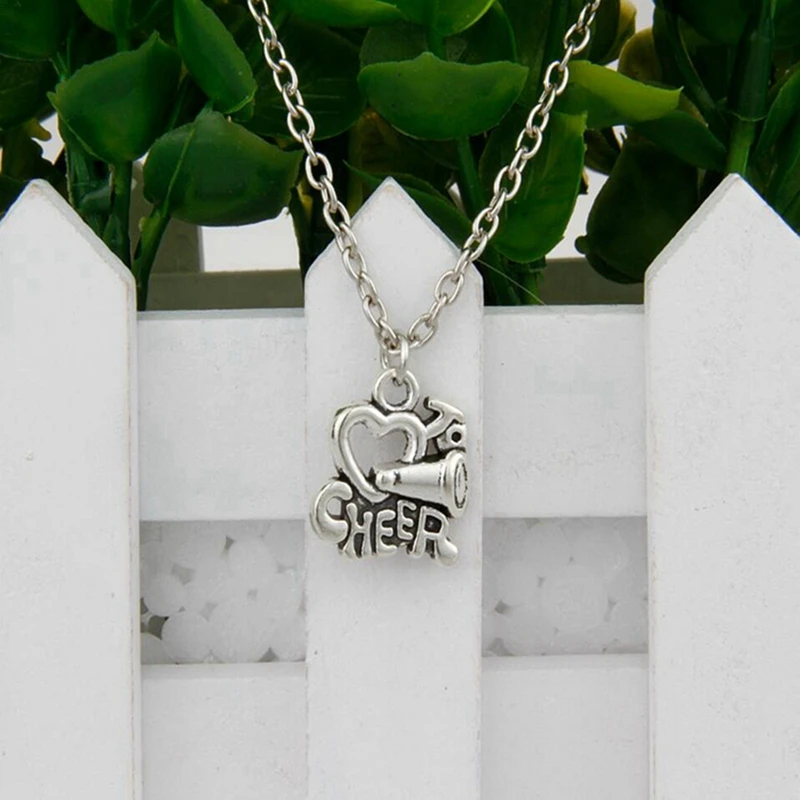 Горячая 1 шт. старинное серебро I Love Cheer символ бесконечности голова лошади 19 видов