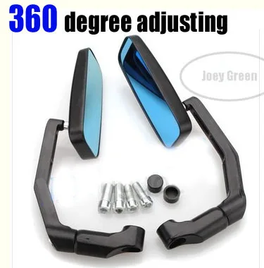 Бесплатная доставка скутер мотоциклетные зеркала заднего вида алюминиевый