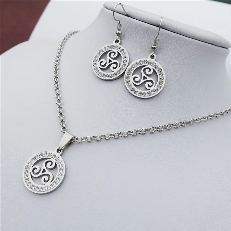 Комплект ювелирных изделий Teen Wolf Triskele разразы Triskelion Allison серебро ожерелье из