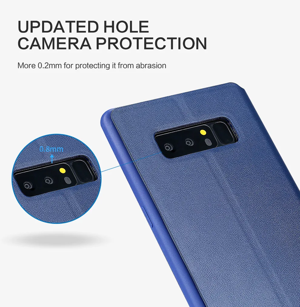 X-Level из искусственной кожи чехол для samsung Galaxy Note 8 Бизнес флип-чехол для телефона для samsung Note8 Note 8 Стенд кожаный чехол