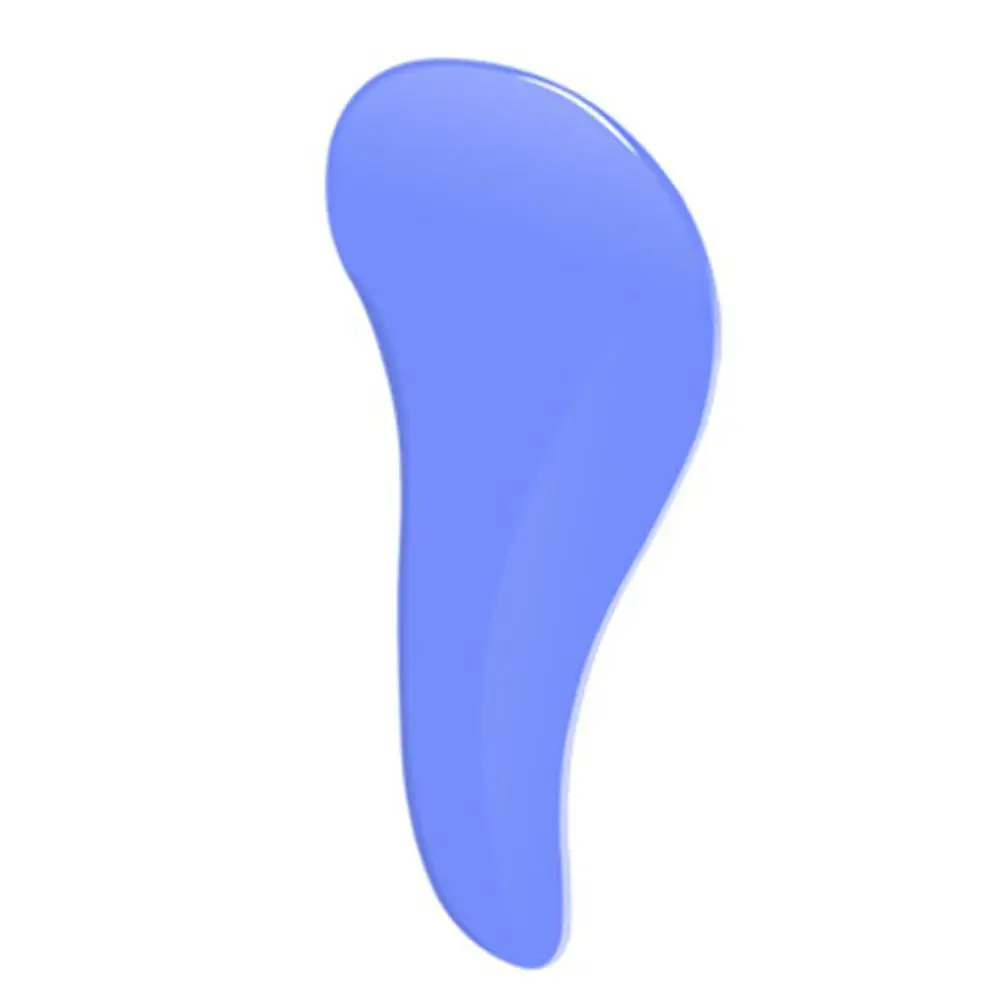 blue 1 шт. Волшебная Антистатическая щетка для волос профессиональная ручка спутывающаяся Расческа для душа электропластина массаж для причесывания и укладки волос инструменты - Цвет: blue
