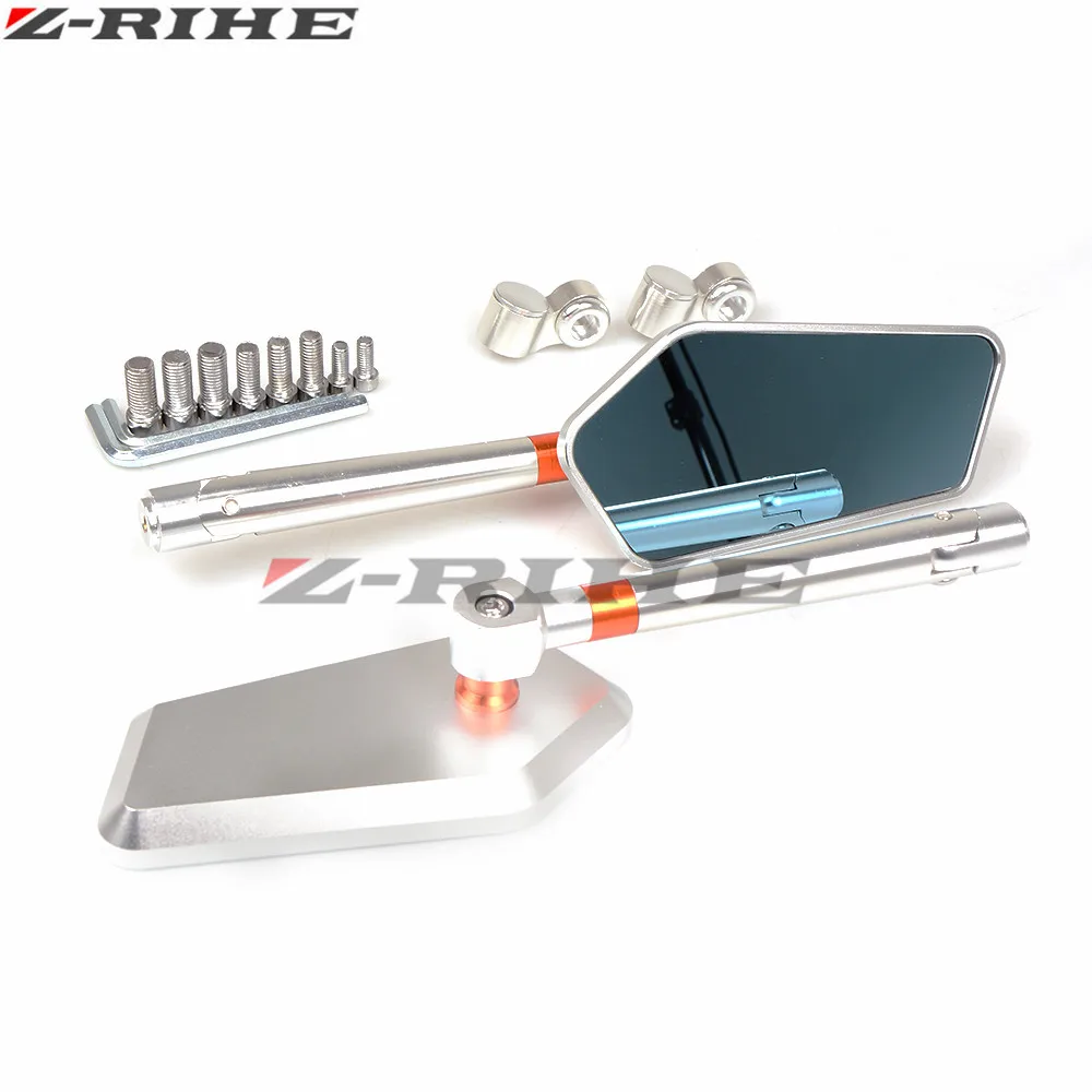 Aluminum motorcycle rearview mirror FOR YAMAHA FZ600 FZ1000 XJ6 XJR1200 XJR1300 V-MAX and other models/1 pairs free shipping | Автомобили