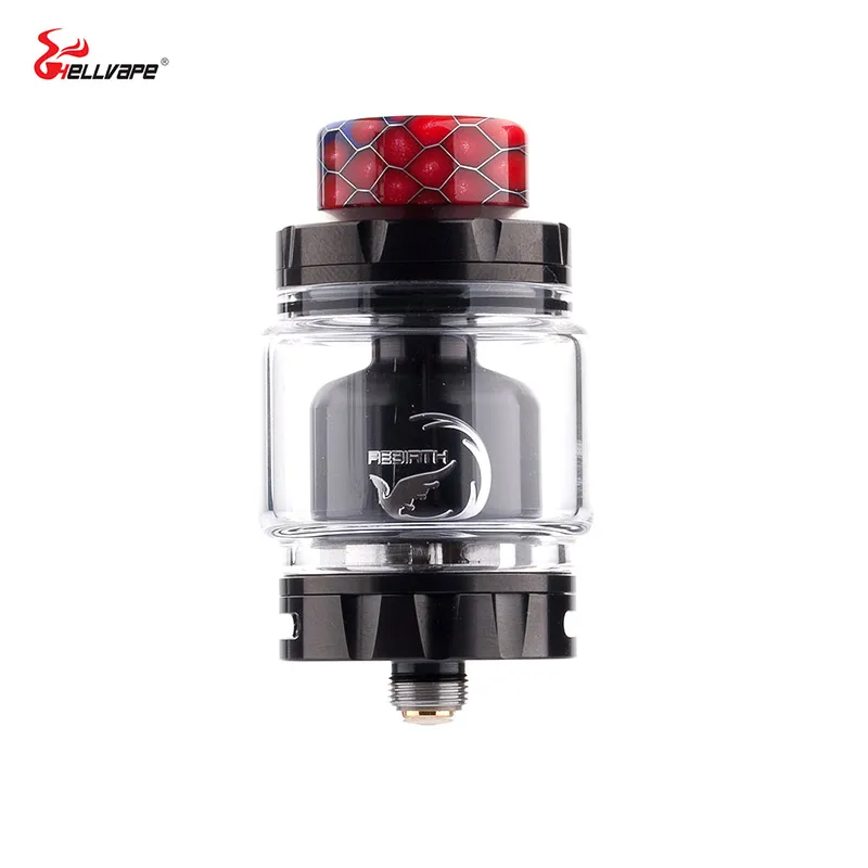 В наличии! Hellvape Rebirth 25 мм RTA 2 мл/5 мл емкость 510 нитей двойной пост сборка Дека Vape