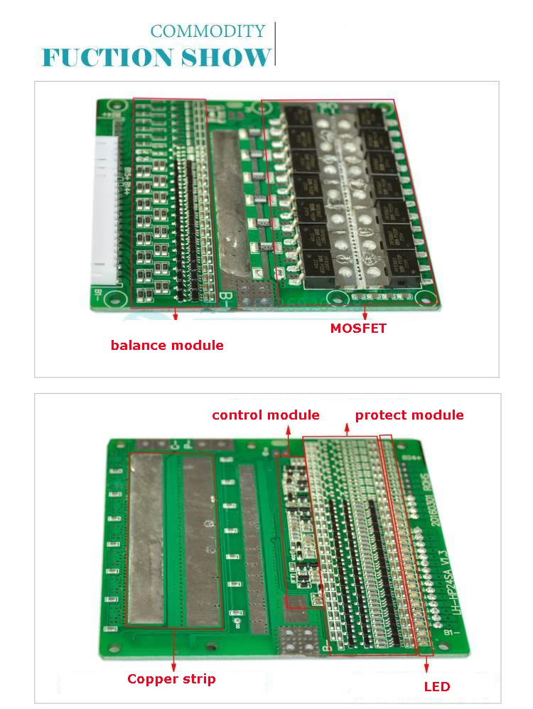 12S 60A версия D lipo литий-полимерная BMS/PCM/PCB плата защиты батареи для 12 упаковок 18650