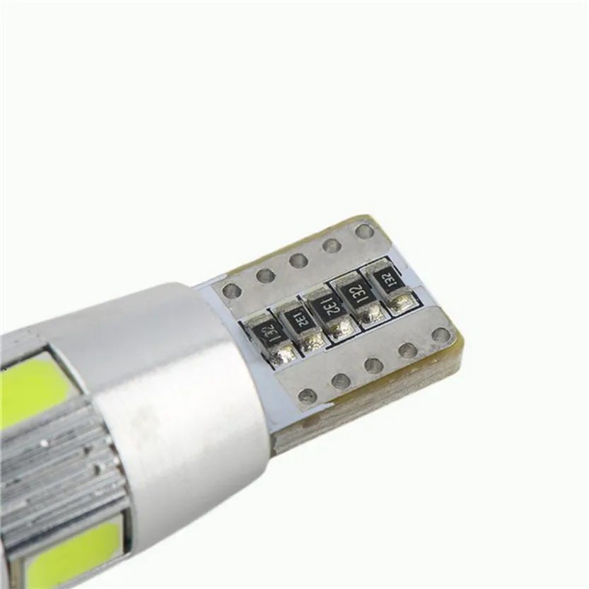 Автомобильная светодиодная лампа 1 шт. HID White T 10 W5W 5630 6 SMD светодиодный ная TJ|t10 w5w|t10