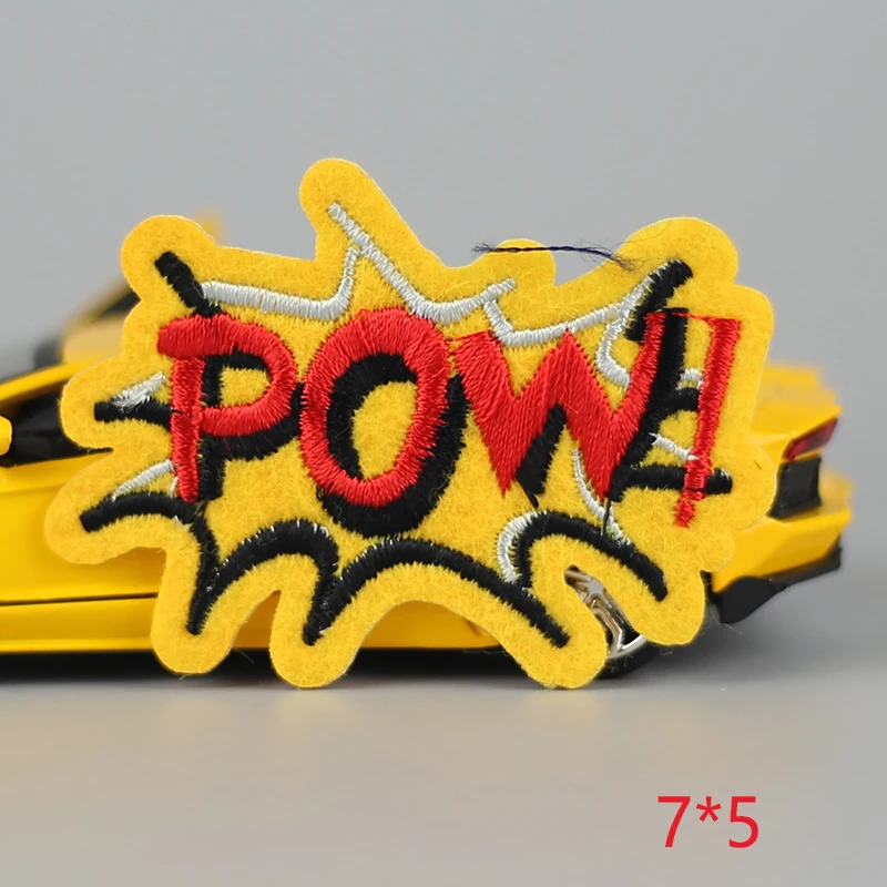 1 шт. счастливый pow ребенок птица железа на вышитые патч для ткани мультфильм