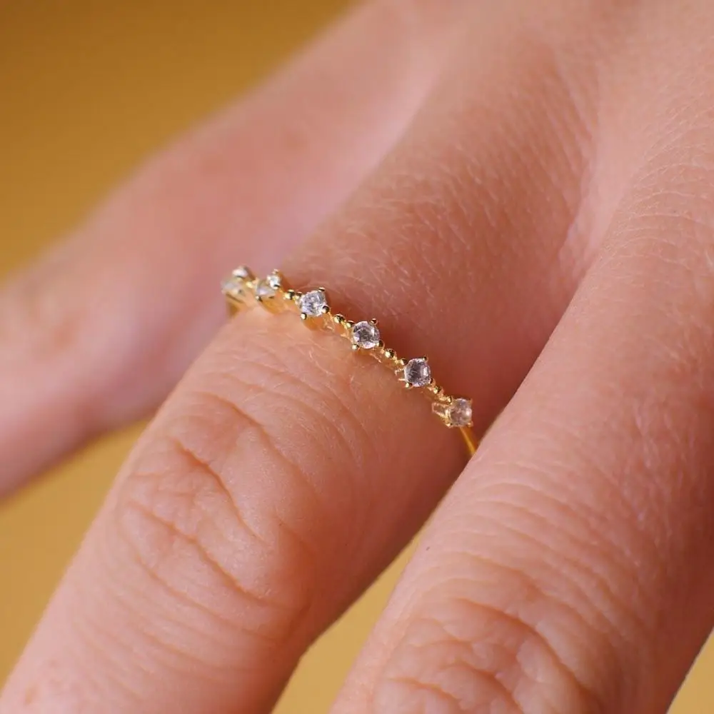 Модное женское циркониевое кольцо-004 | Украшения и аксессуары