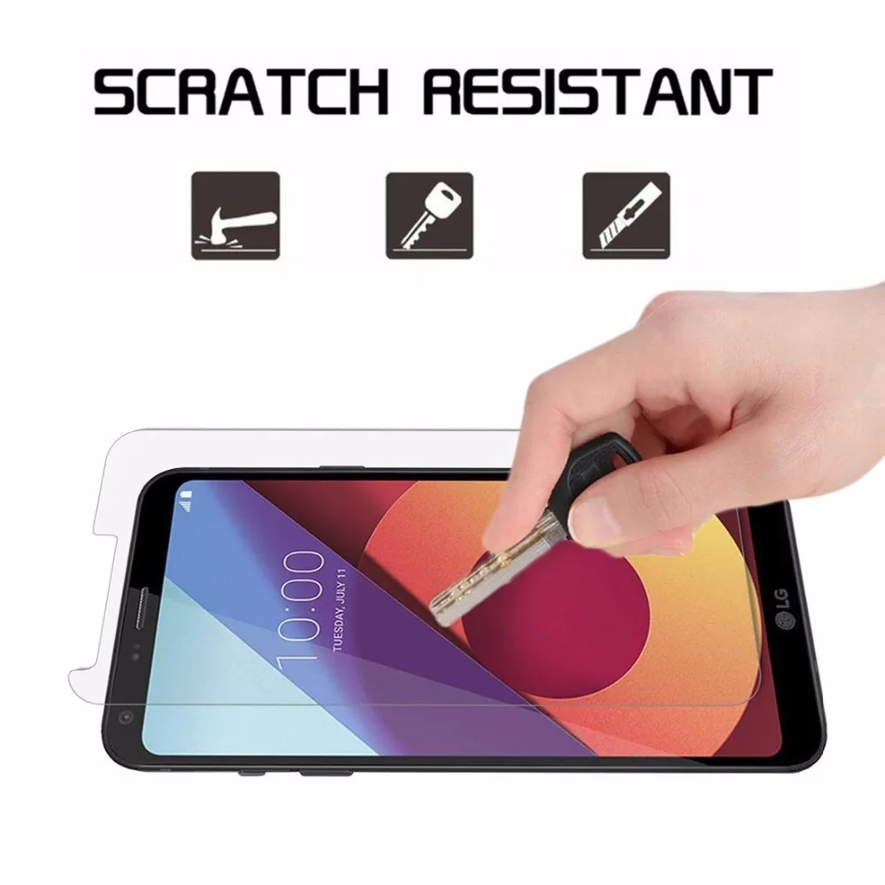 Защитное стекло для экрана LG Q6 2 шт. закаленное Q6A M700 защитная пленка Wolfsay телефона