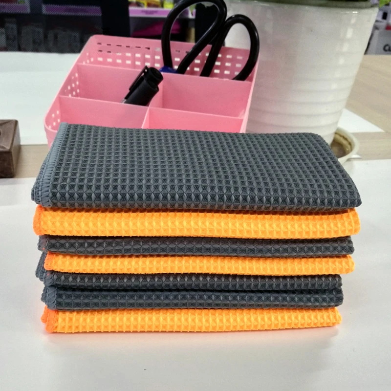 Life83 5 шт. 40 см X 40 см микрофибра ткань для чистки вафельных полотенец s супер абсорбент полотенце для чистки автомобиля