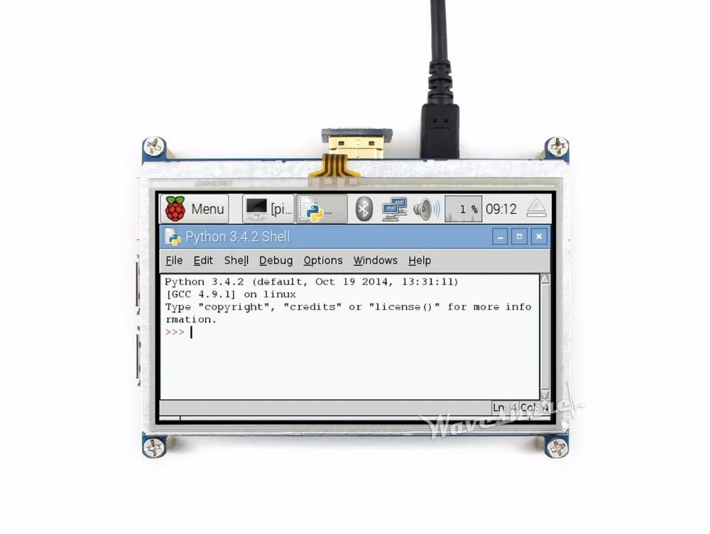 Waveshare 4 3 дюймовый резистивный сенсорный ЖК экран HDMI интерфейс 480*272 предназначен