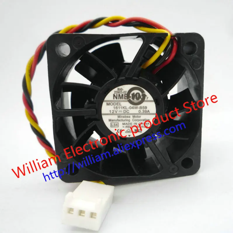 

Вентилятор охлаждения для маршрутизатора Cisco 2811, NMB 1611KL-04W-B59 L54, 12 В, 0,39a, 4 см, 40x40x28 мм