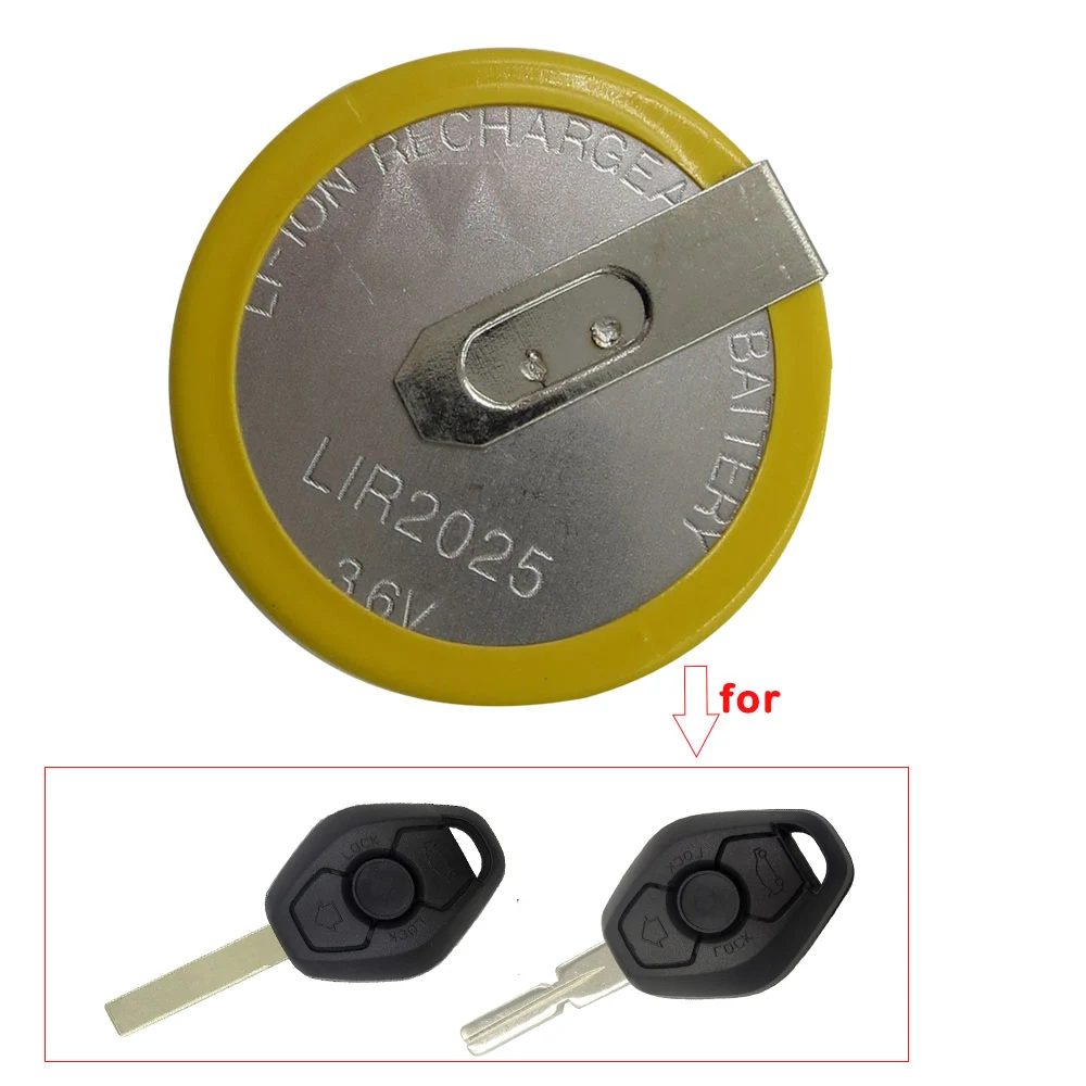 Перезаряжаемый аккумулятор OkeyTech LIR 2025 3 6 В для ключа BMW e46 e39 e36 e38 e34 чехол