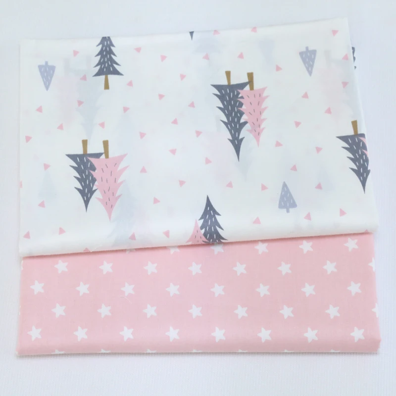 

Pink Series,100% Printed Twill Cotton Fabric, DIY Sewing Quilting Material For Baby&Children