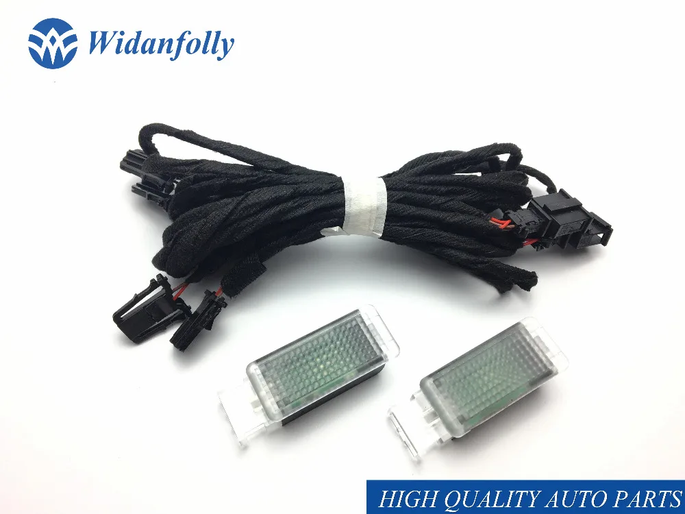 Widanfolly 1 комплект светодиодных ламп Footwell для Golf 7 MK7 Jetta Tiguan Passat B8 Superb 5G0947409 5GG947409 5GG 5G0