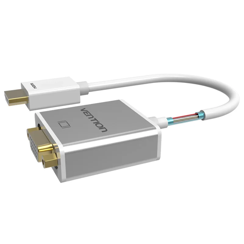 Vention металлический адаптер hdmi vga конвертер Cable1080p с аудио и Micro USB Порты разъёмы