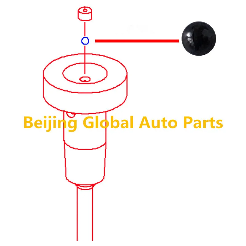 Инжектор Common Rail керамический шар F00VC05006 F 00V C05 006 1 5 мм для инжектора 110 типов |