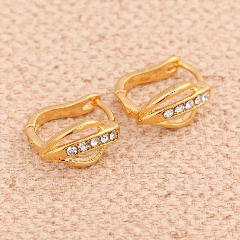 

New Fashion Elegant Women Earrings Gold Color Earrings For Girls Women Jewelry