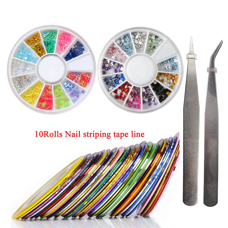 AddFavor 3D искусственный акриловый жемчуг бриллиант для ногтей драгоценные камни