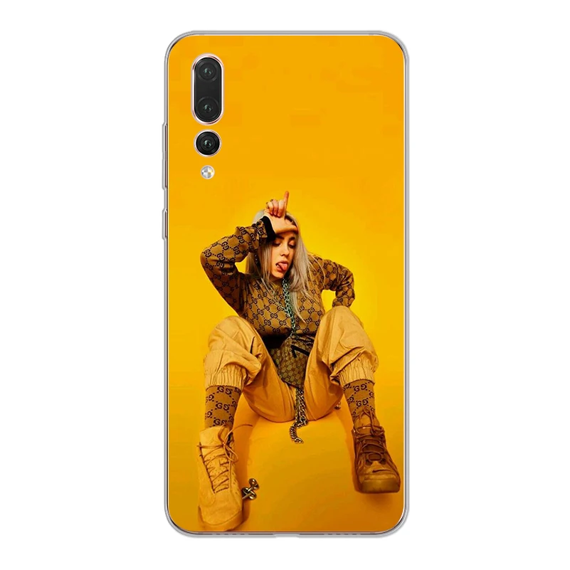 Ciciber чехол для Mate 20 10 9 Lite Pro X Huawei P Plus smart 2019 телефона мягкий TPU Billie eilish Capa |