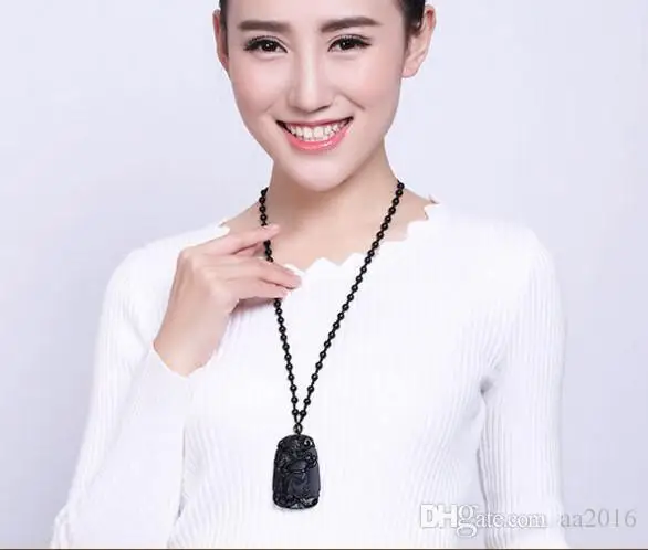 Рождественский подарок кулон из 100% натуральной матовой бумаги Obsidian Kuan Kung|pendant