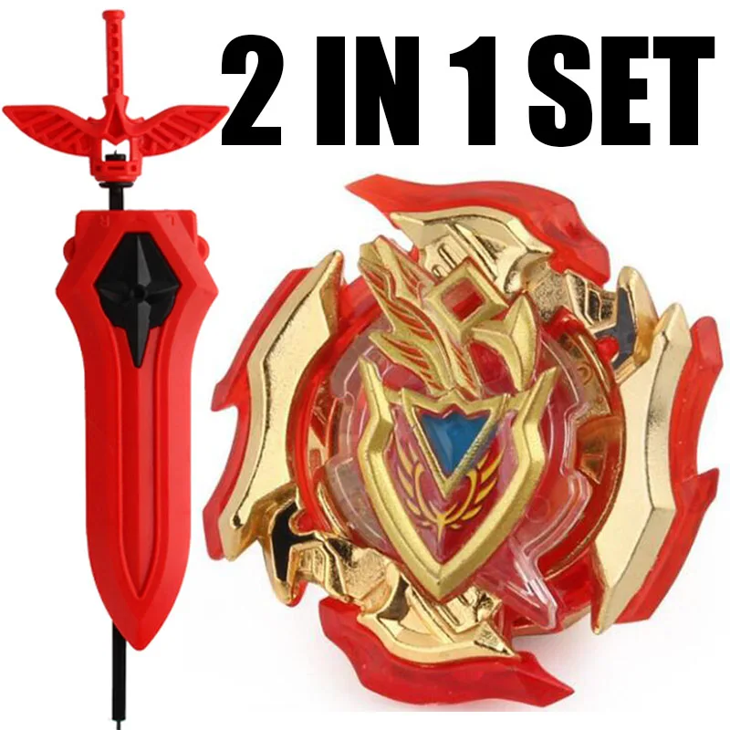 

B-X TOUPIE BURST BEYBLADE Spinning Top B-105 Starter Zet Achilles.11.Xt With Launcher Toy Kids With Sword Launcher