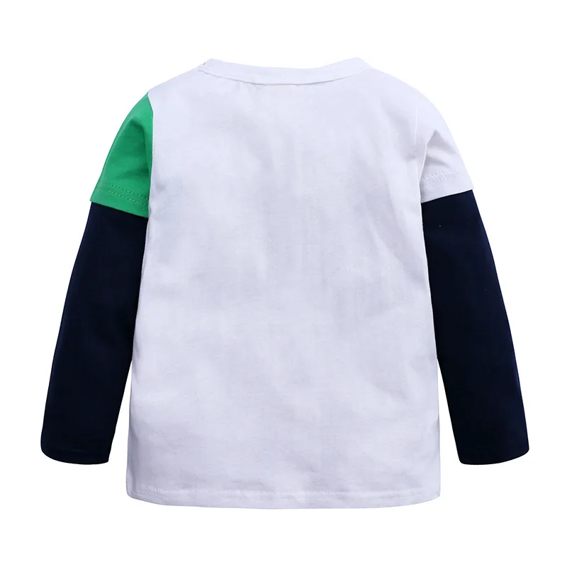 

2019 Fashion Kids Spring Autumn Clothes Cartoon Dinosaur Children T Shirts for Baby Boys Long Sleeve T-shirts Tops Pullover