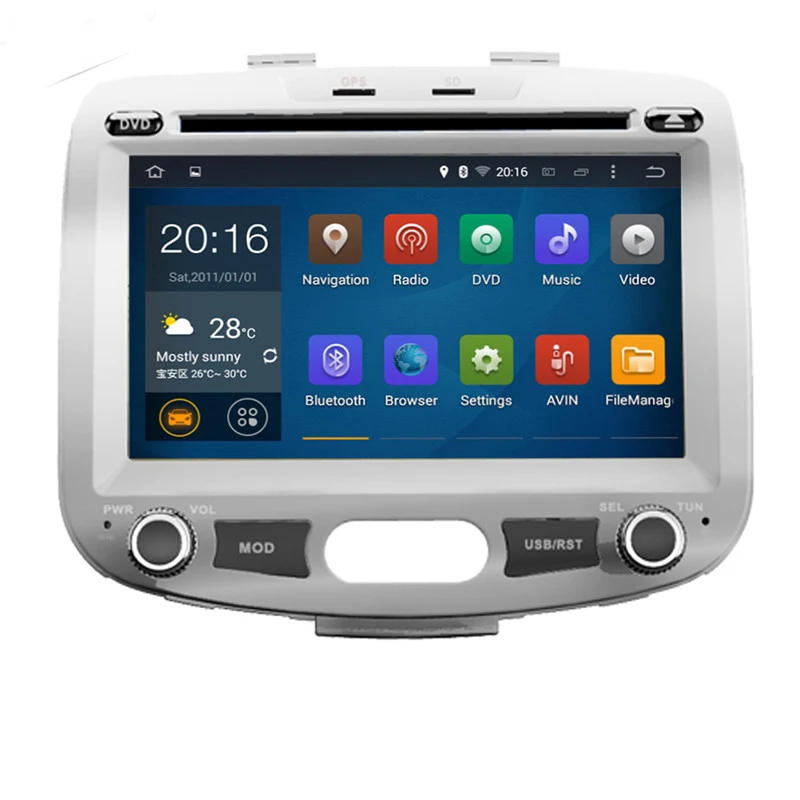 7 дюймовый Восьмиядерный Автомобильный CD DVD GPS плеер Android 9 0 Навигация Авто 4 Гб ОЗУ