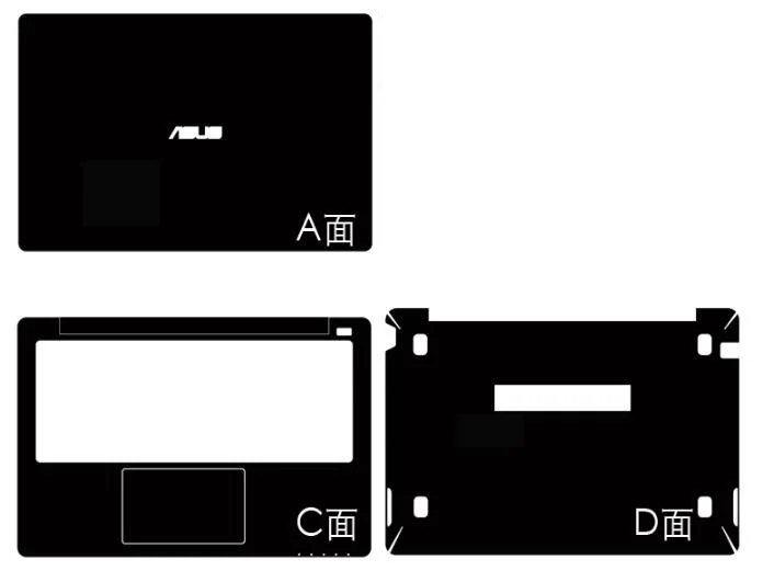 

Special Laptop Carbon fiber Vinyl Skin Stickers Cover guard For ASUS VivoBook X202E X201E 11.6"