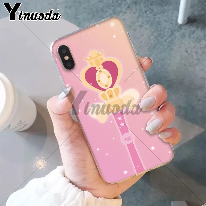 11pro MAX Модный Сейлор Мун волшебная палка мягкий чехол для телефона iPhone X XS 6 6S 7 7plus 8