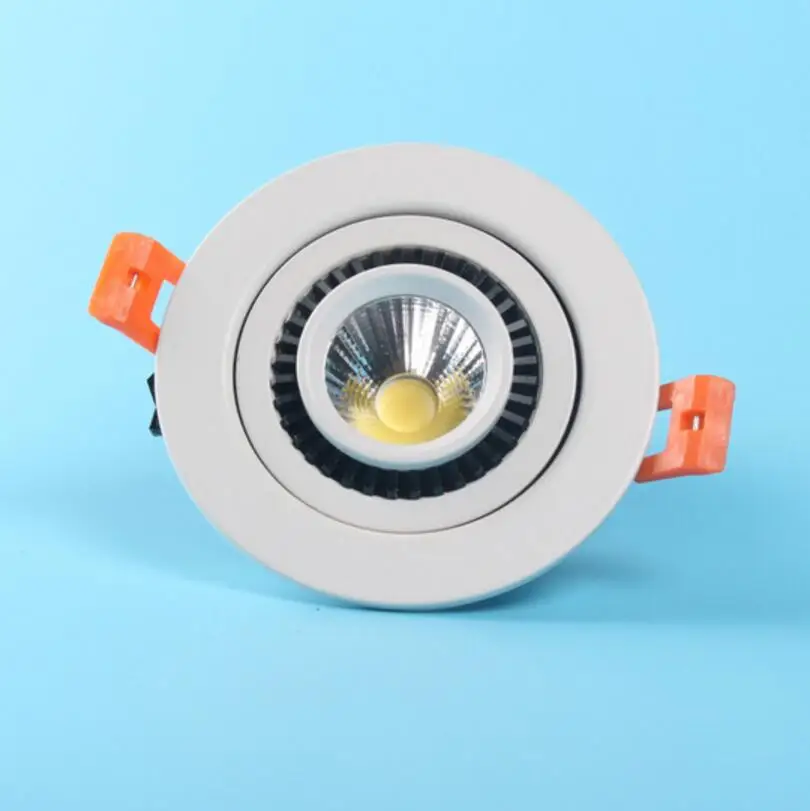 Суперъяркий круглый/квадратный приглушаемый COB Светодиодный Светильник