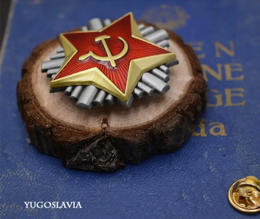 WW2 значки Красной Звезды указатели Республики военный значок времен Второй