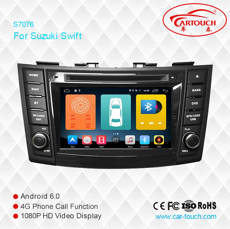 Автомобильный мультимедийный плеер Cartouch автомагнитола 2 Din с GPS ДЛЯ SUZUKI/SWIFT 2011
