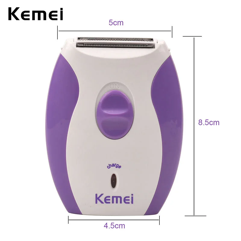 Kemei, перезаряжаемый женский эпилятор, электробритва, бритва для депилятора, для лица, тела, удаления волос, женский бикини, триммер, станок для бритья